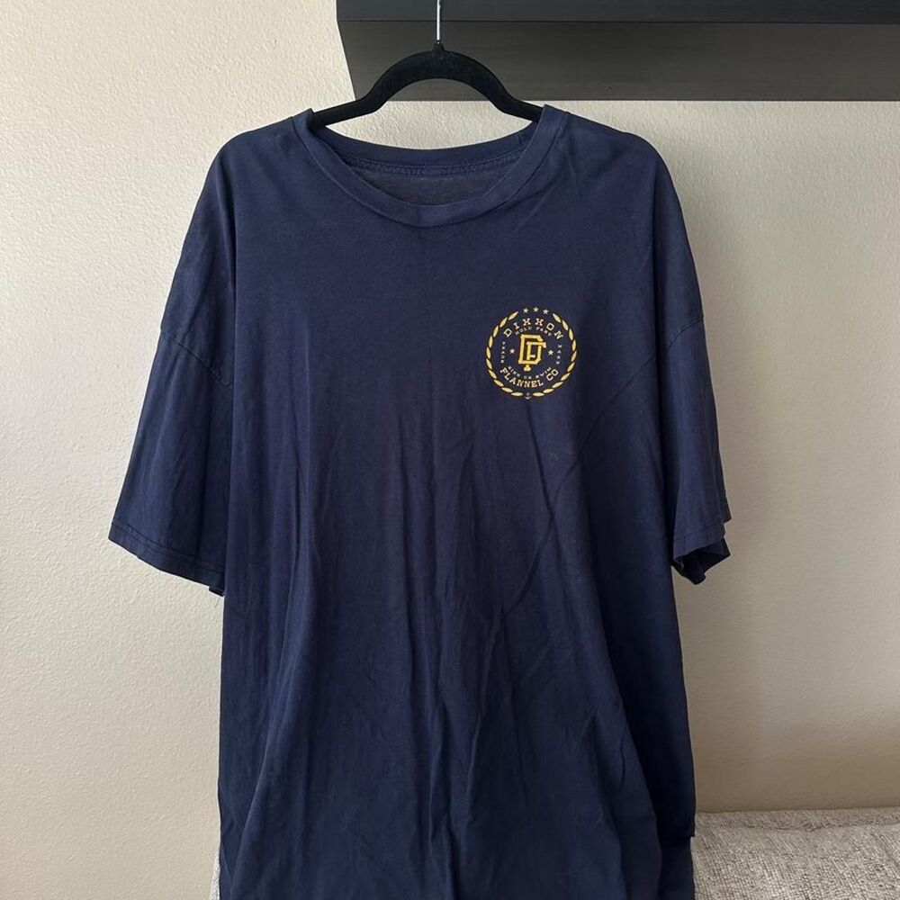 Dixxon-flannel-co Men's Navy and Blue T-shirt